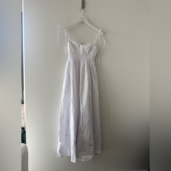 STAUD Landry White Dress M - Picture 4 of 8